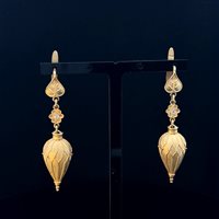 Orecchini Cianfrone Gioielli Donna in Oro Diamante 0.02 Ct OROR-65-198 - OROR-65-198
